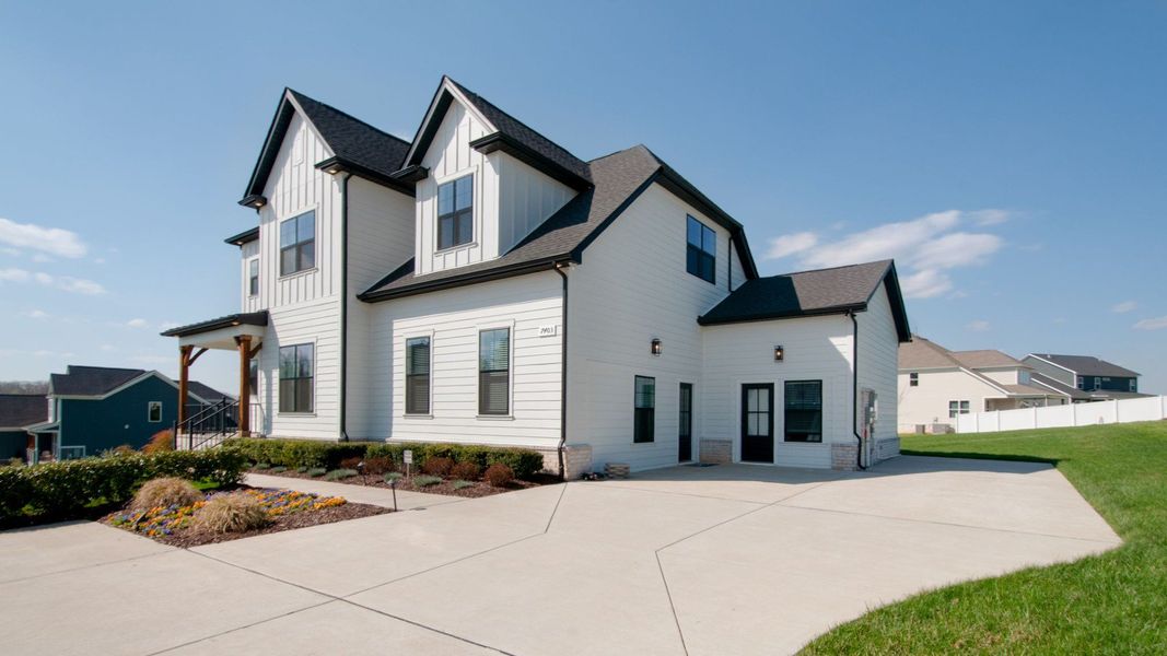Model Home Garage set up as offices, but will convert into traditional garage for homeowner Model Home Garage set up as offices, but will convert into traditional garage for homeowner