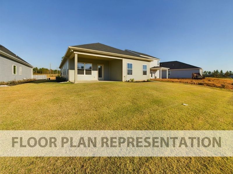 Back Exterior 2 | The 1575 Plan by Ivey Homes Back Exterior 2 | The 1575 Plan by Ivey Homes