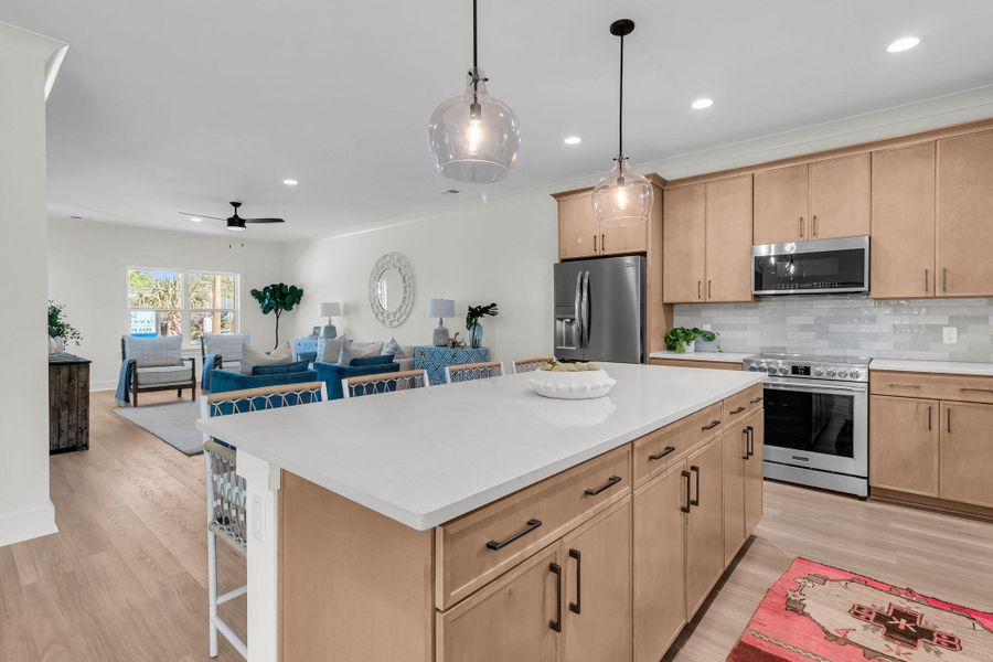 Furnished interior view inside a new home in , Charleston (Image 15).