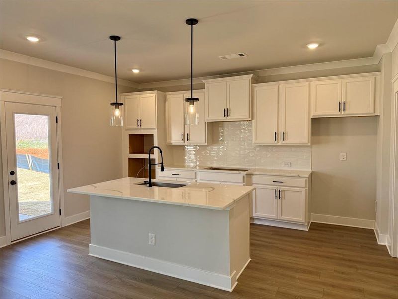 Furnished interior view inside a new home in Ponderosa Farms Estates, Gainesville (Image 11).