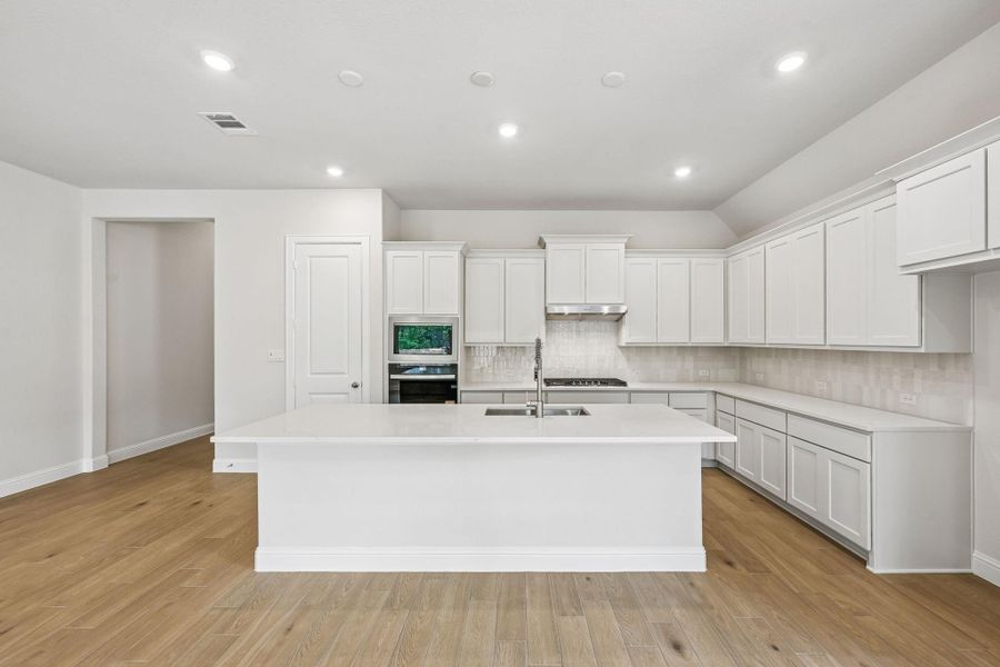 Furnished interior view inside a new home in Woodhavyn 50', Magnolia (Image 15).