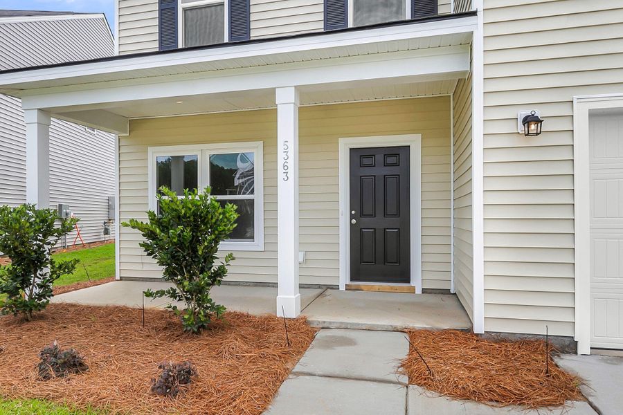 Exterior details and patio area of a home in , Summerville (Image 4). Exterior details and patio area of a home in , Summerville (Image 4).
