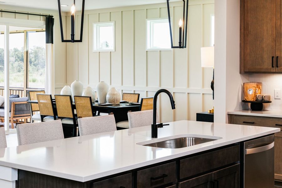 Representative furnished interior of a home built from the Allegheny by Mattamy Homes in Riverfall, Angier (Image 15).