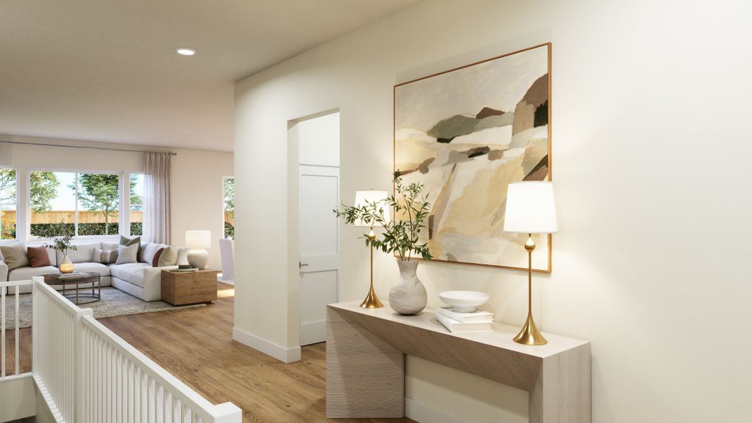 Furnished interior view inside a new home in Highlands Preserve, Mead (Image 11).