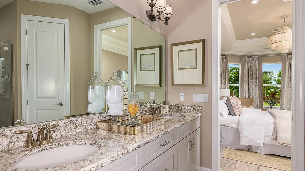 Furnished interior view inside a new home in Esplanade at Azario Lakewood Ranch, Bradenton (Image 16).