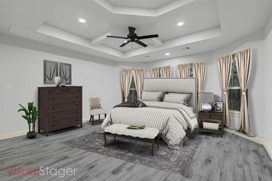 Master Bedroom Virtually Staged