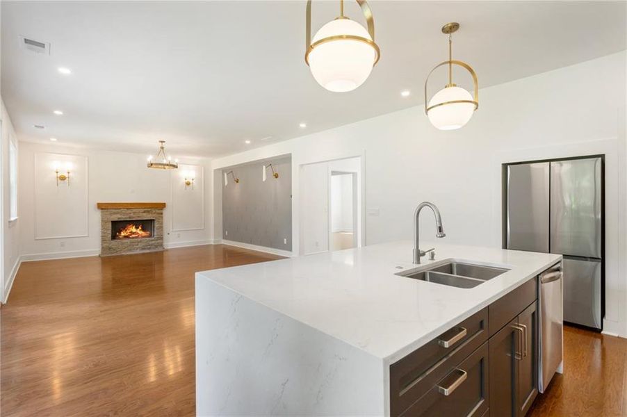 Furnished interior view inside a new home in , Snellville (Image 7).