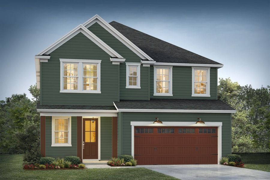 Delmar II Elevation 3 Greenbrooke Color Package