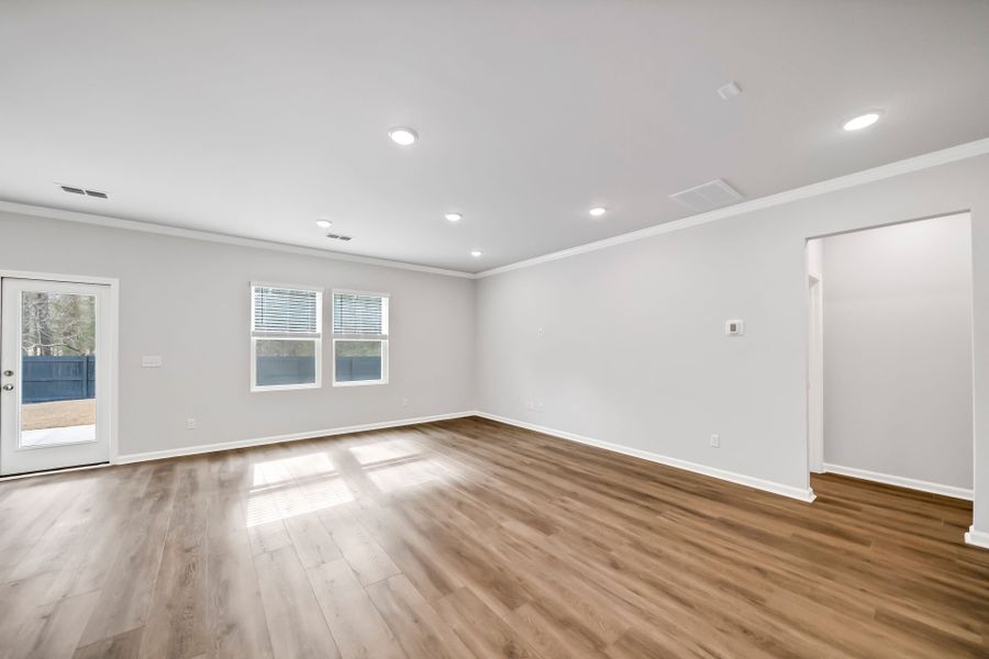 Spacious, unfurnished interior of a new home in Monroe Preserve, Chapin (Image 48).