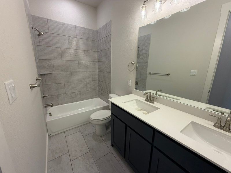 Furnished interior view inside a new home in Eagle Ridge Estates, Weatherford (Image 6).