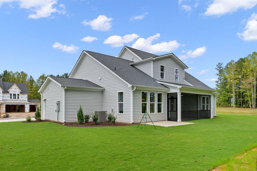 Representative exterior photo of a completed home built from the The Chandler by RobuckHomes in Baylee Ridge, Selma, NC (Image 56).