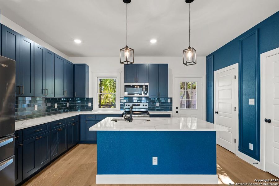 Furnished interior view inside a new home in , San Antonio (Image 8).