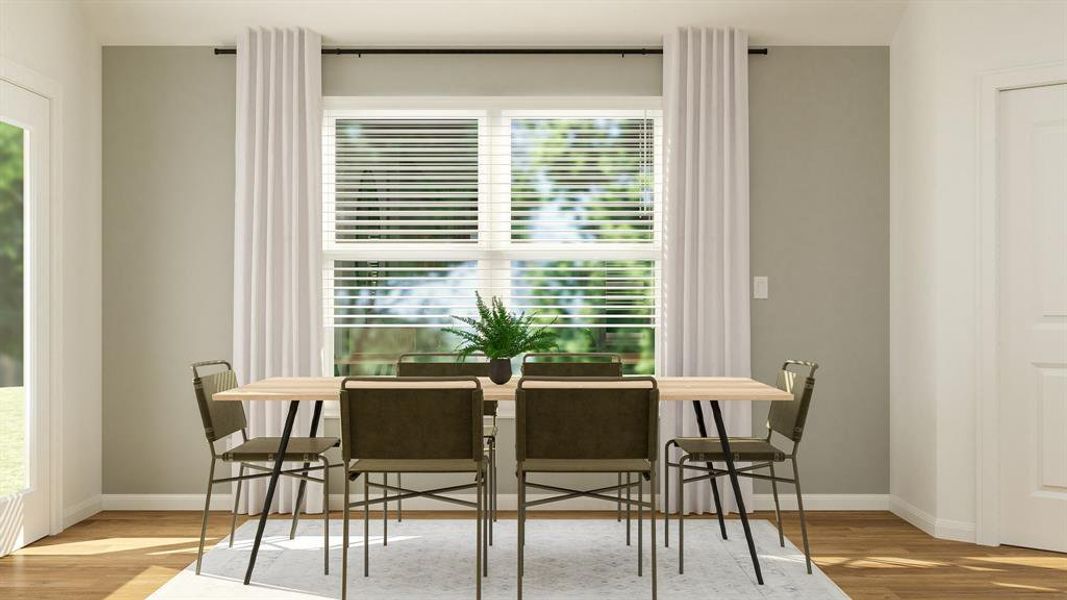 Furnished interior view inside a new home in Plum Creek North, Kyle (Image 16).