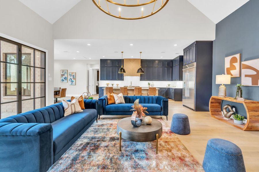 Furnished interior view inside a new home in ARTAVIA, Conroe (Image 5).