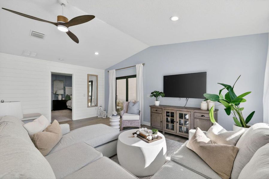 Great Room to Master Bedroom Great Room to Master Bedroom