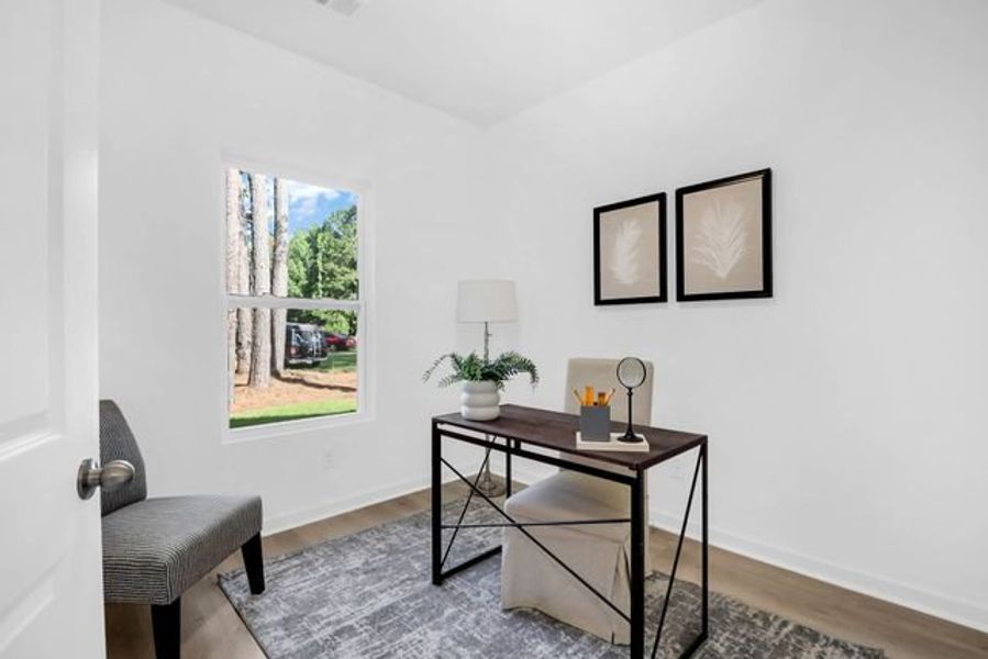 Representative furnished interior of a home built from the Kane by True Homes in Harpers Landing, Walkertown (Image 10).