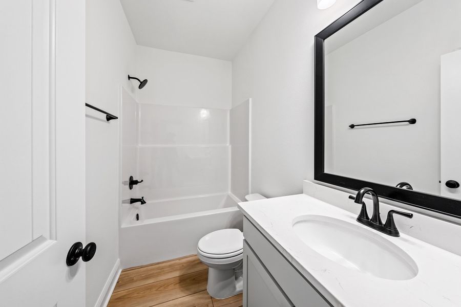 Furnished interior view inside a new home in Eagle Pointe, Pensacola (Image 8).