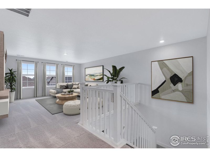 Furnished interior view inside a new home in Vantage, Berthoud (Image 7).