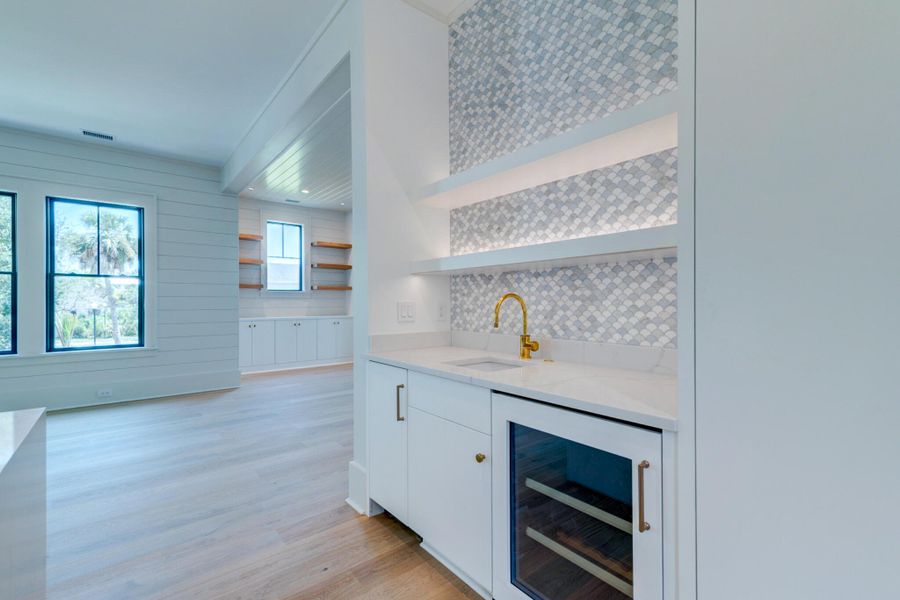 Furnished interior view inside a new home in , Sullivan's Island (Image 11).