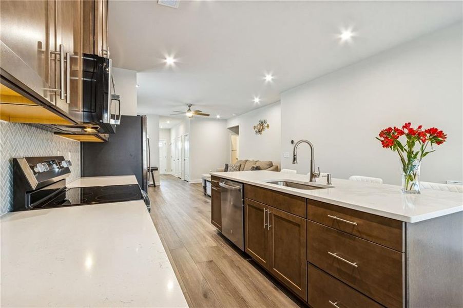 Furnished interior view inside a new home in , Hoschton (Image 16).