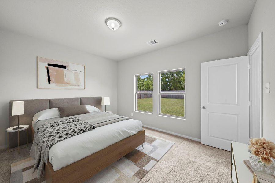 Furnished interior view inside a new home in Laurel Landing, Alvin (Image 14). Furnished interior view inside a new home in Laurel Landing, Alvin (Image 14).