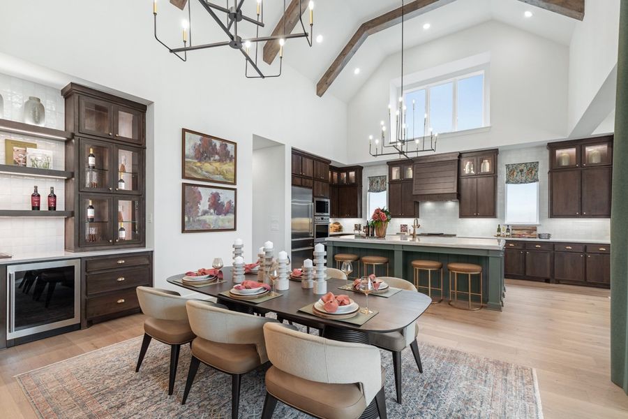 Representative Dining Room - some options shown