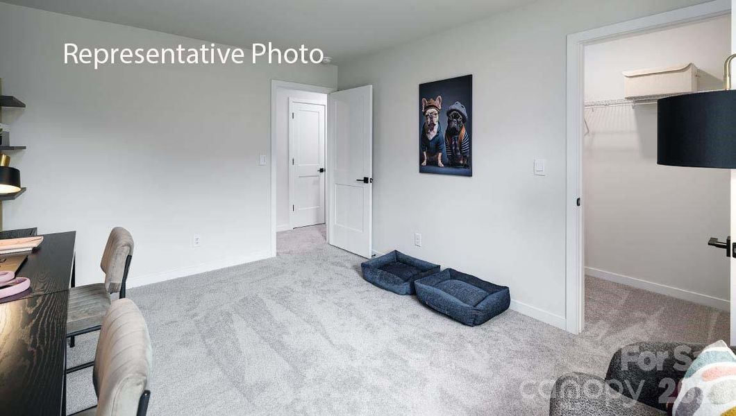 Furnished interior view inside a new home in Sanctuary at Southgate, Indian Trail (Image 32).