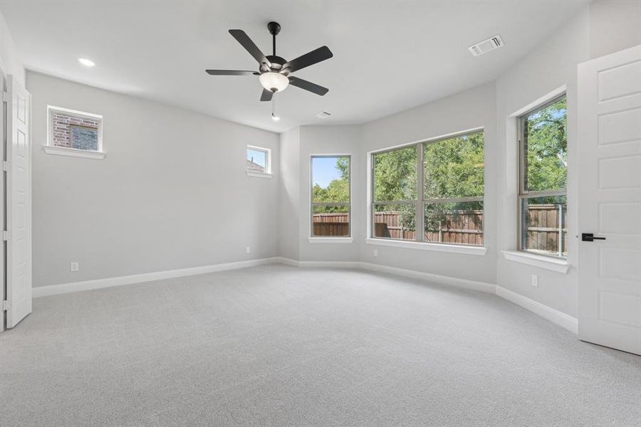 Spacious, unfurnished interior of a new home in South Pointe  Village Series, Mansfield (Image 25).