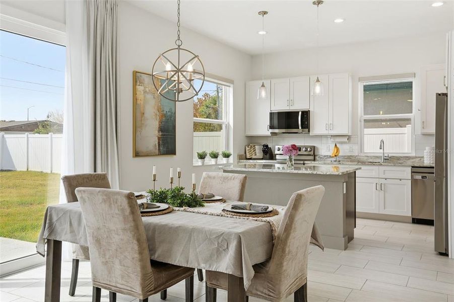 Furnished interior view inside a new home in , Orlando (Image 7). Furnished interior view inside a new home in , Orlando (Image 7).