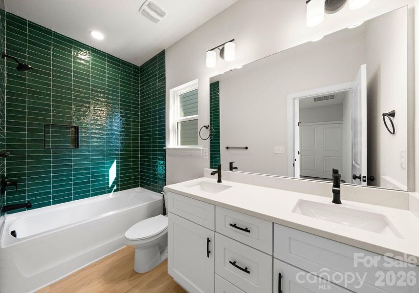 Furnished interior view inside a new home in , Charlotte (Image 29).