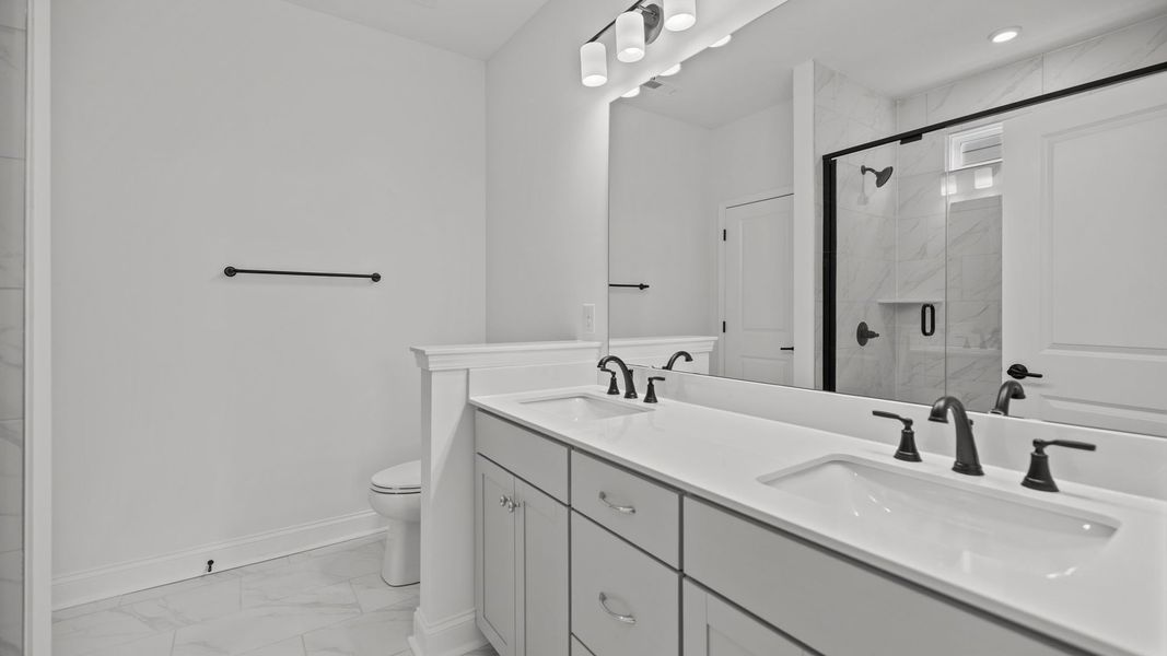 Furnished interior view inside a new home in Lakeside Glen, York (Image 8).