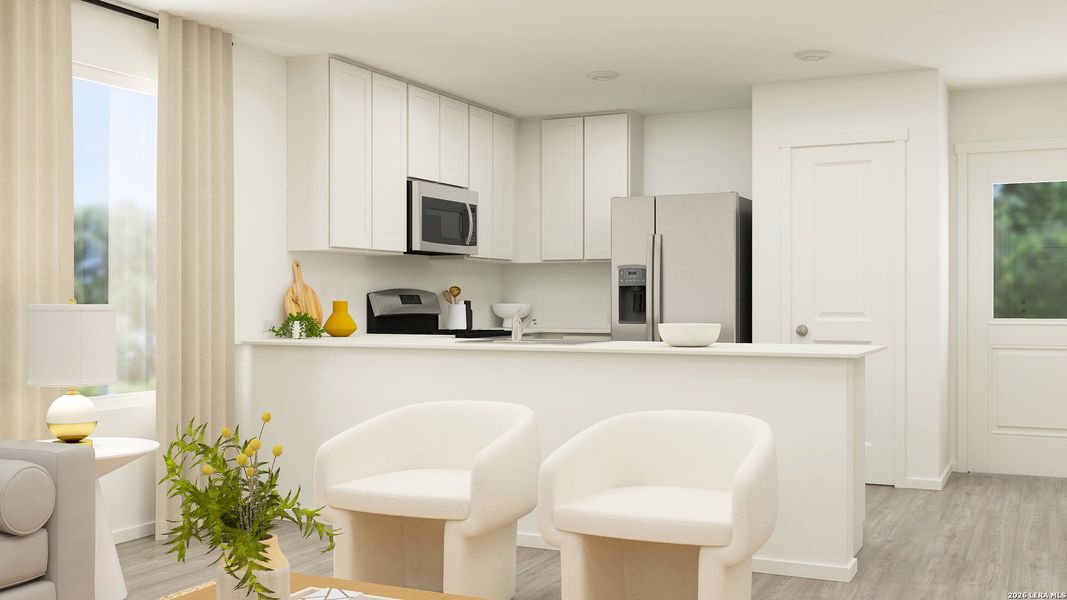 Furnished interior view inside a new home in Tobey Ridge, Jourdanton (Image 11).