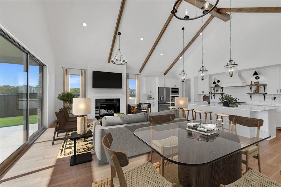 Furnished interior view inside a new home in Kreymer at the Park, Wylie (Image 28). Furnished interior view inside a new home in Kreymer at the Park, Wylie (Image 28).