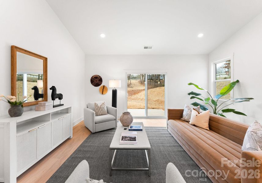 Furnished interior view inside a new home in , Shelby (Image 4). Furnished interior view inside a new home in , Shelby (Image 4).