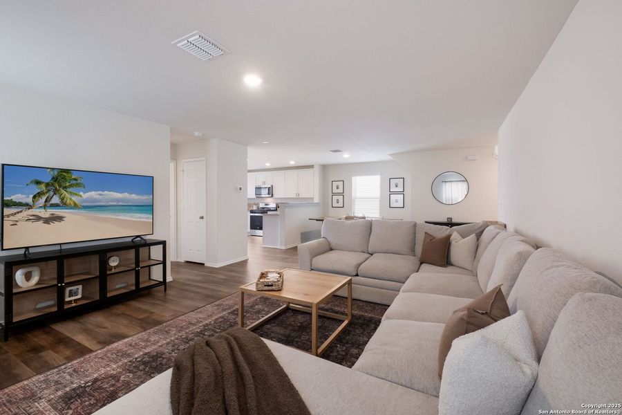 Furnished interior view inside a new home in Winding Brook, San Antonio (Image 28).