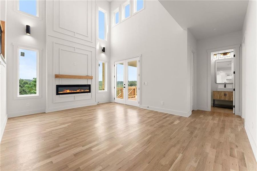 Spacious, unfurnished interior of a new home in , Clermont (Image 41).