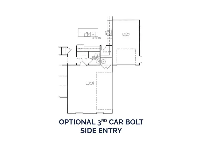 2D floor plan layout for the The Brookdale by Stephen Elliott Homes in Oak Mountain View, Carrollton, GA (Image 5).