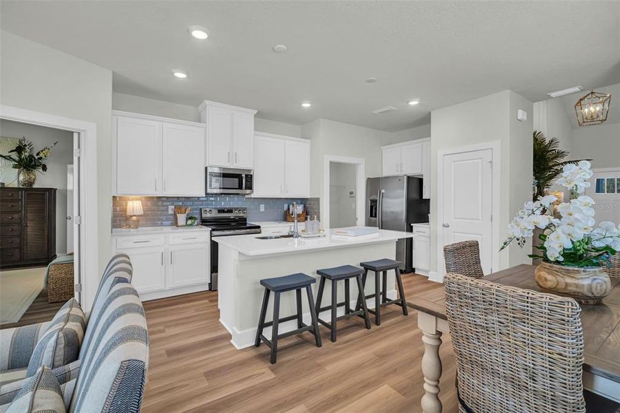 Furnished interior view inside a new home in , Hudson (Image 45).