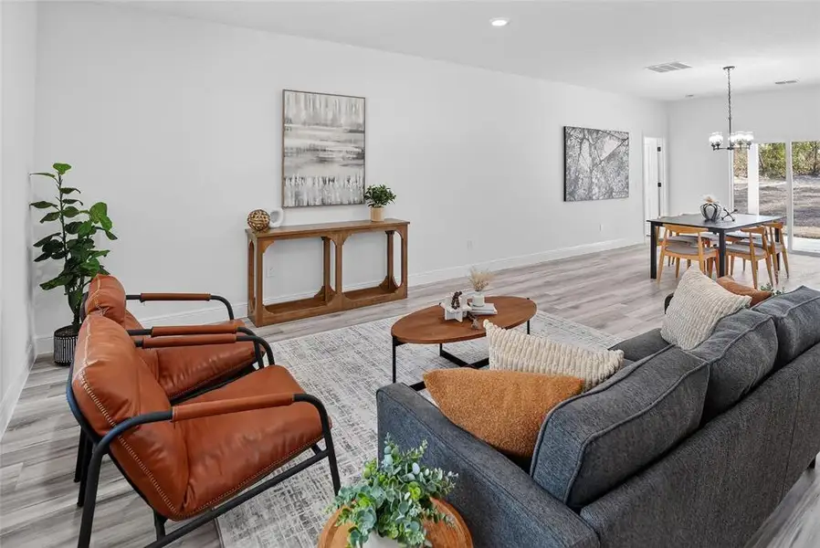 Furnished interior view inside a new home in , Citrus Springs (Image 4).