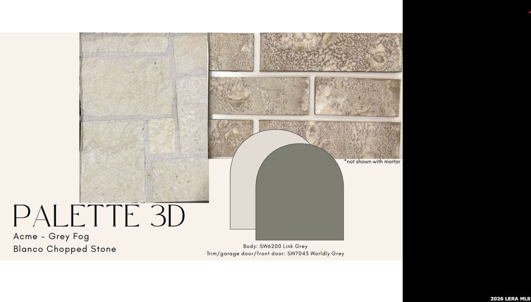 Sample of building materials used in homes in Garden Grove, San Antonio (Image 4).