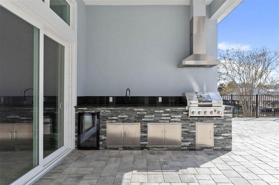 Exterior details and patio area of a home in , Palm Coast (Image 59). Exterior details and patio area of a home in , Palm Coast (Image 59).