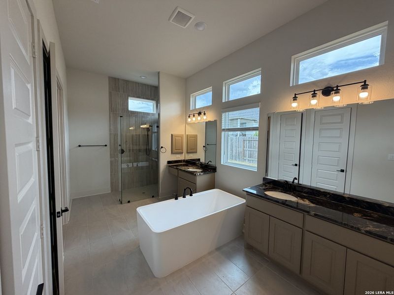 Furnished interior view inside a new home in Mesa Western, Cibolo (Image 8). Furnished interior view inside a new home in Mesa Western, Cibolo (Image 8).
