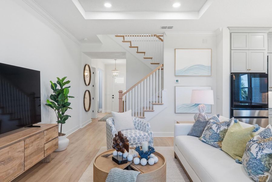 Representative furnished interior of a home built from the Amelia by SeaGate Homes in Beachview Cove, Ormond Beach (Image 17).