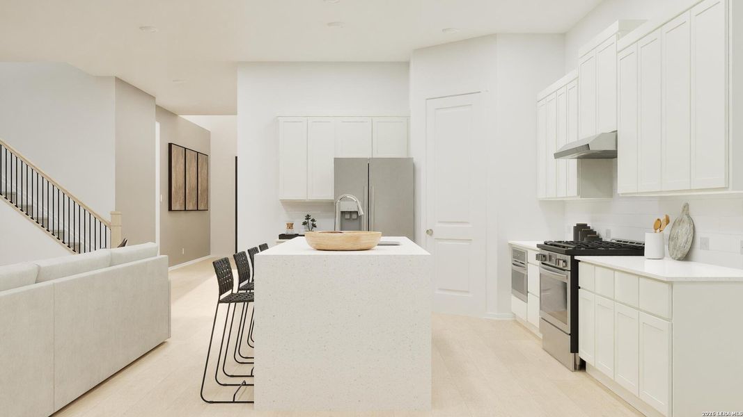 Furnished interior view inside a new home in Navarro Ranch, Seguin (Image 26).