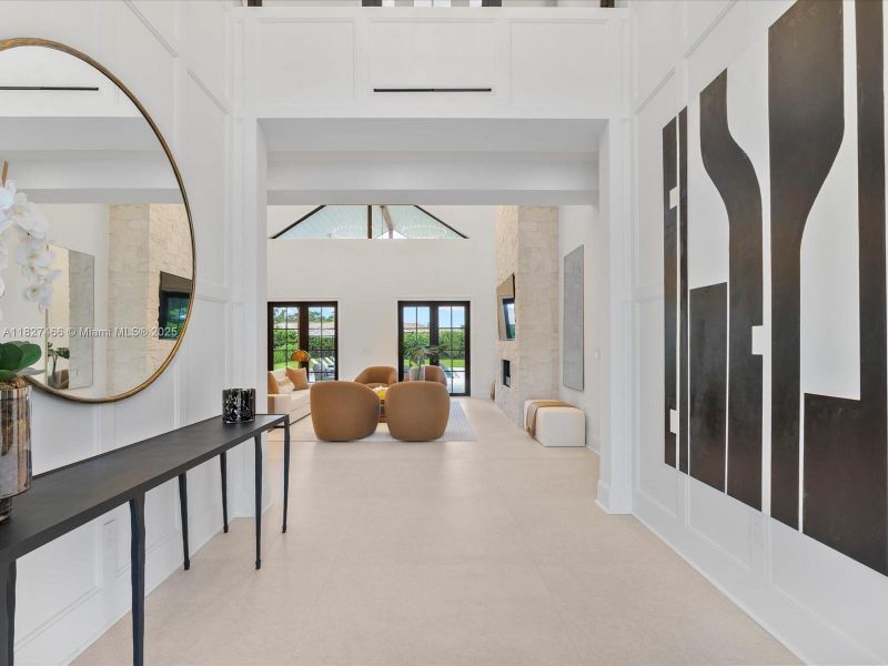 Furnished interior view inside a new home in , Miami (Image 39).