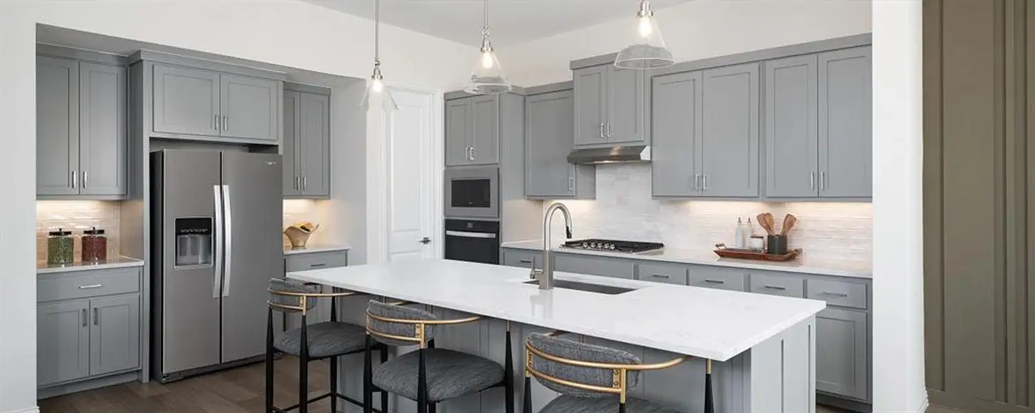 Furnished interior view inside a new home in The Farm, Allen (Image 3). Furnished interior view inside a new home in The Farm, Allen (Image 3).