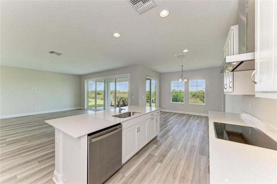 Furnished interior view inside a new home in Mirada, San Antonio (Image 6).