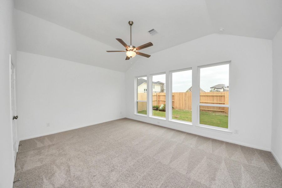 Spacious, unfurnished interior of a new home in 50' Traditional Homes at Elyson, Katy (Image 12). Spacious, unfurnished interior of a new home in 50' Traditional Homes at Elyson, Katy (Image 12).