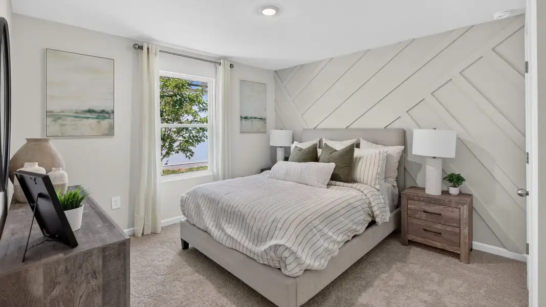 Furnished interior view inside a new home in Copes Landing, Jacksonville (Image 19).