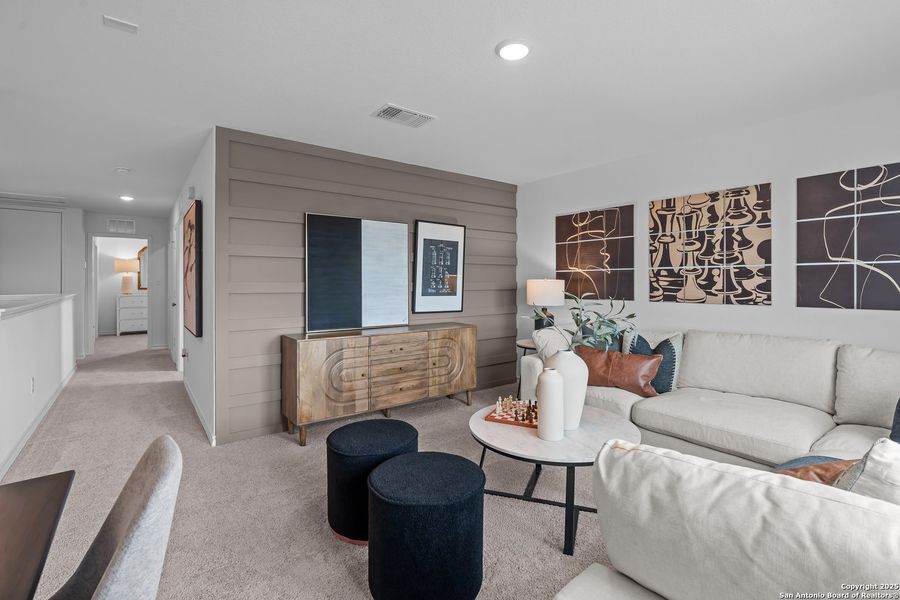 Furnished interior view inside a new home in Corley Farms, Boerne (Image 7).